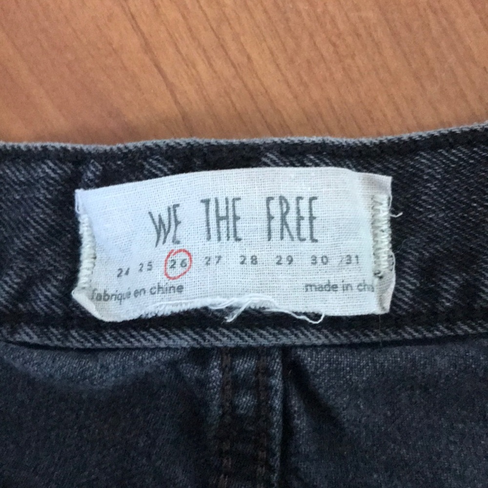 Grey/Black Free People Shorts - Picture 4 of 4